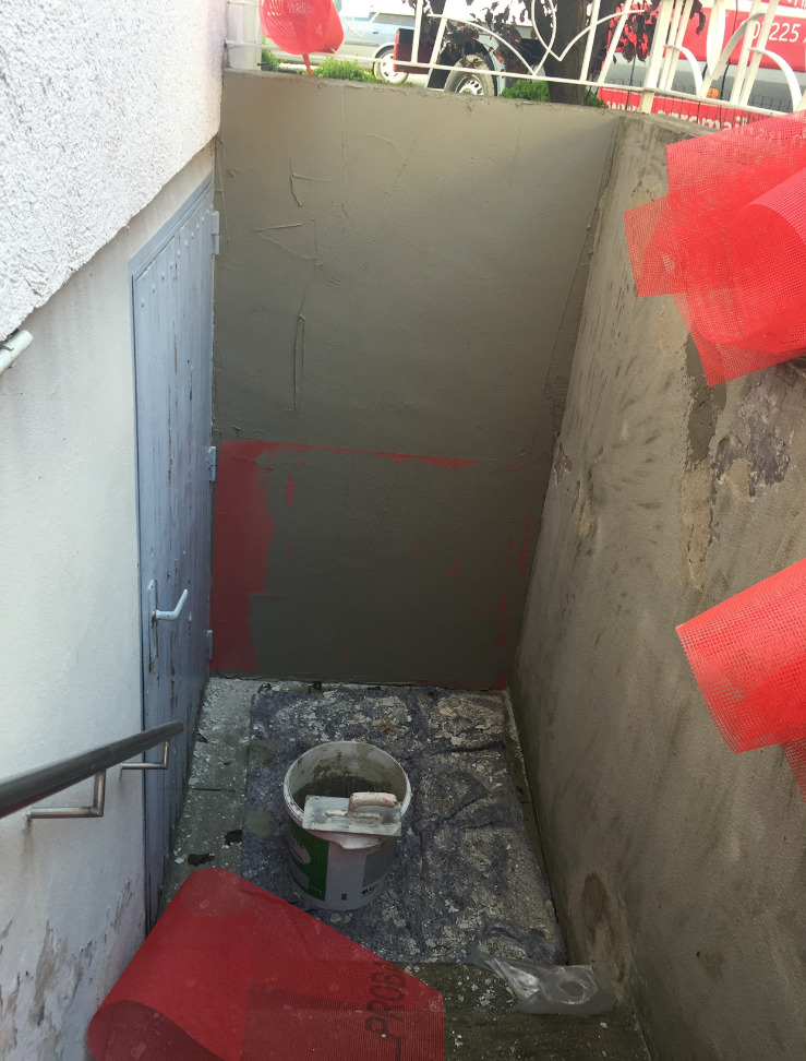 Aussentreppe - Vorher